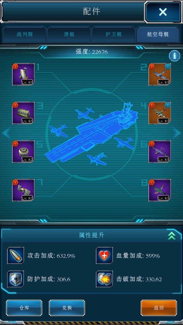 图:航空母舰配件