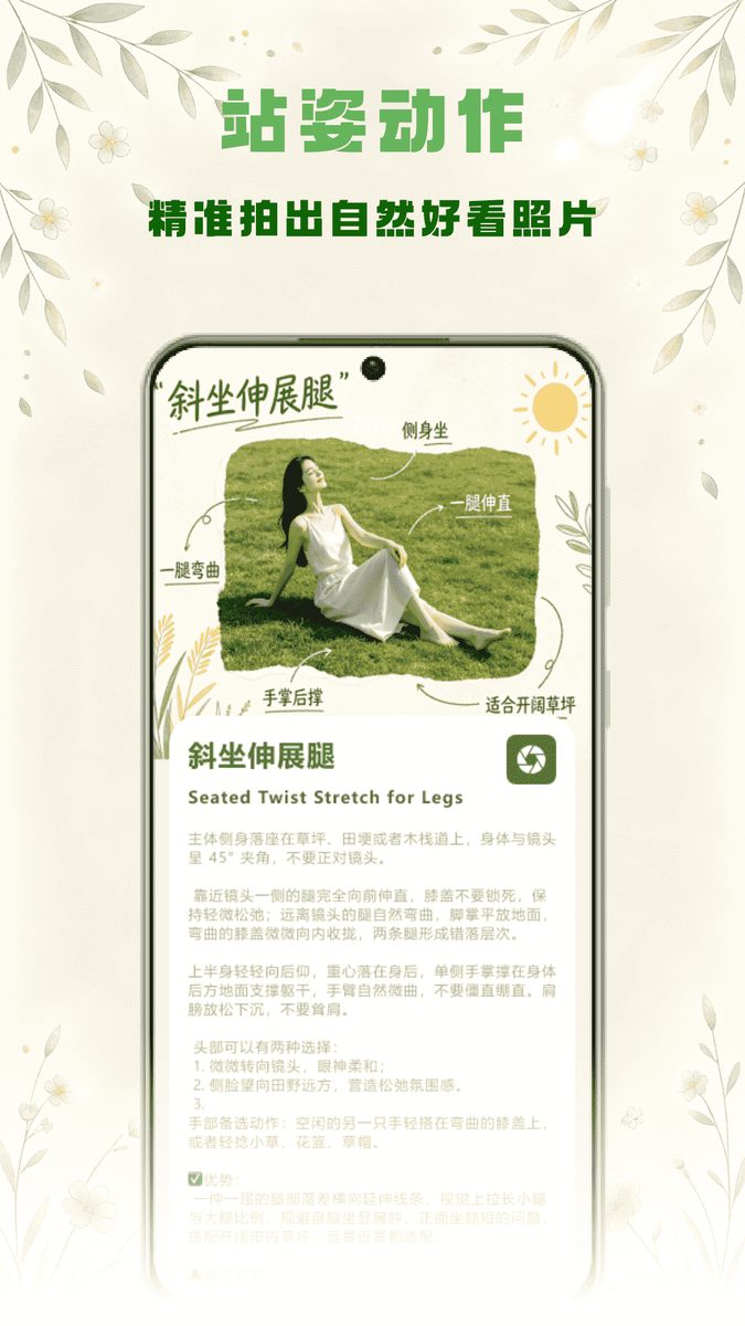 站姿动作